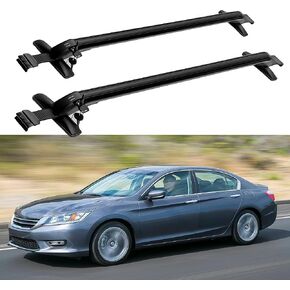 2PCS Cross Bars Crossbars Fits for Honda Accord 2013‑2017 Cargo Rack Luggage Bars Roof Racks Aluminum Crossbar Roof Rail Bar(Black) in Saudi Arabia
