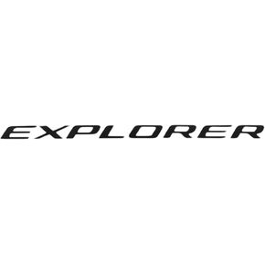 Eurosport Daytona- Compatible with 2020-2024 Ford Explorer Rear Letter Inserts (Matte Black) in Saudi Arabia