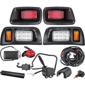 LED Upgrade fit for Golf Cart LED Light Compatible with EZGO TXT 1996-2013 Gas & Electric Carts 12V Street Legal Lights Kit with LED Head Light Tail Lights Turn Signals Brake Lights in Saudi Arabia