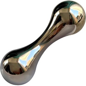 Fidget Toy for Adults - Anxiety Relief Titanium EDC Knucklebone, Sensory Desk Toy for Office Stress & ADHD Focus, Portable（Silver/0.1lb） in Saudi Arabia