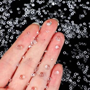 1440 Pcs Tiny Bubble Beads, Transparent Water Drop Bead, Cute Scrapbooking Embellishments for Card Making, DIY Crafts Paper Decor, Mixed Sizes 2-5mm in Kuwait