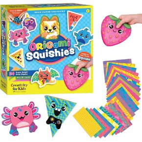 Creativity for Kids Origami Squishies Kit | Great Spring Crafts | Fold, Decorate & Squish 24 Bright Paper Creations | DIY Arts & Crafts for Kids to Build STEAM Skills & Creativity (Ages 7+) in Kuwait