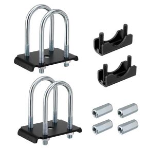 MISFORSPIRT Trailer U Bolt Kit for 2-3/8" Axle – Compatible with Dexter K7138400, 3500LB Heavy Duty U-Bolts, Spring Seats & Tie Plates – Corrosion-Resistant Complete Axle Repair Kit in Saudi Arabia