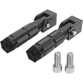 Cs Foot Pegs M8 سبائك الألومنيوم المضادة للانزلاق للدراجات UTV Kart - بديل ل، استبدال، استبدال، أوتاد القدم غير القابلة للانزلاق، مساند، الدراجة (أسود) in Kuwait