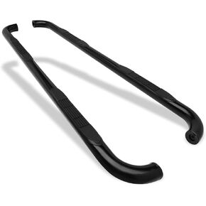 Side Steps Running Boards Fit 2001-2018 Chevy Silverado/GMC Sierra 1500 | 2001-2019 Chevy Silverado/GMC Sierra 2500 3500 Crew Cab Truck Pickup 3" Black Nerf Bars 2 pcs in Saudi Arabia