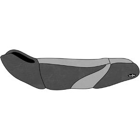 BlackTip Jetsports Vinyl Seat Cover Compatible with Kawasaki 1998-1999 1100 STX (Red/Dark Gray) in Saudi Arabia