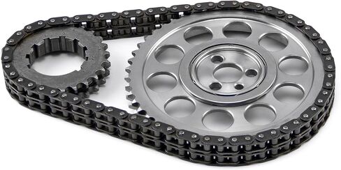 Speedmaster PCE264.1005 Compatible with Chevy BBC 454 Double Roller 9 Keyway Billet Steel Timing Chain Kit (Brs/Brg) in Kuwait
