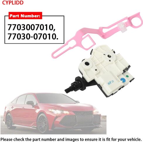Fuel Door Lock Actuator Compatible with Toyota Camry 2018-2022 Avalon 2019-2022 Replace 7703007010 77030-07010 in Saudi Arabia