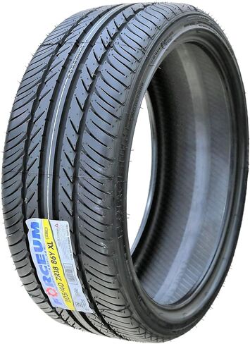 مجموعة من 4 (أربعة) إطارات فورسيوم D850 لسيارات الركاب عالية الأداء لجميع المواسم - 205/40R18 205/40ZR18 205/40/18 205/40-18 86Y نطاق التحميل XL 4-Ply BSW جدار جانبي أسود UTQG 400AA in Kuwait