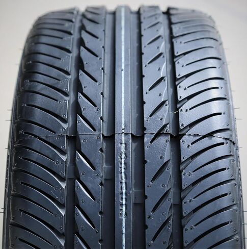 مجموعة من 4 (أربعة) إطارات فورسيوم D850 لسيارات الركاب عالية الأداء لجميع المواسم - 205/40R18 205/40ZR18 205/40/18 205/40-18 86Y نطاق التحميل XL 4-Ply BSW جدار جانبي أسود UTQG 400AA in Kuwait