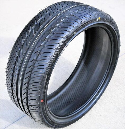مجموعة من 4 (أربعة) إطارات فورسيوم D850 لسيارات الركاب عالية الأداء لجميع المواسم - 205/40R18 205/40ZR18 205/40/18 205/40-18 86Y نطاق التحميل XL 4-Ply BSW جدار جانبي أسود UTQG 400AA in Kuwait