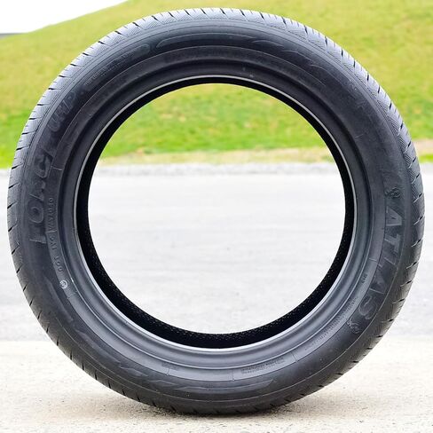 مجموعة من 2 إطارات شعاعية عالية الأداء لسيارة الركاب Atlas Force UHP لجميع المواسم - 235/50R17 235/50/17 235/50-17 نطاق تحميل 96 وات SL 4-Ply BSW جدار جانبي أسود UTQG 520AAA in Kuwait
