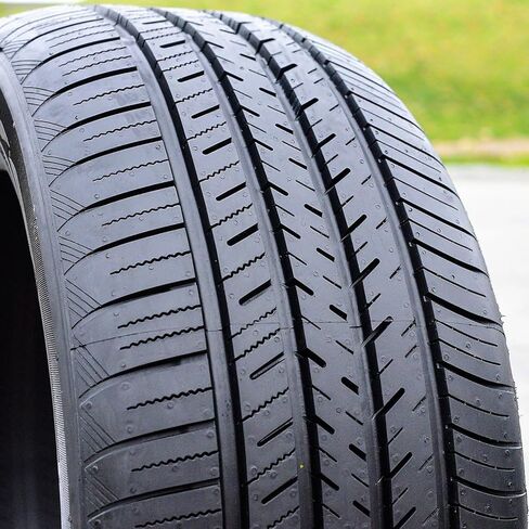 مجموعة من 2 إطارات شعاعية عالية الأداء لسيارة الركاب Atlas Force UHP لجميع المواسم - 235/50R17 235/50/17 235/50-17 نطاق تحميل 96 وات SL 4-Ply BSW جدار جانبي أسود UTQG 520AAA in Kuwait
