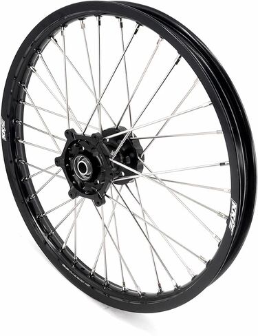 KKE 1.6 * 21/2.15 * 18 Enduro CNC Motorcycle Wheels Fit SUZUKI DRZ400SM 2005-24, DRZ400S 2000-2024, DRZ400E 00-07, DRZ400 00-04 in Black in Saudi Arabia