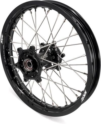 KKE 1.6 * 21/2.15 * 18 Enduro CNC Motorcycle Wheels Fit SUZUKI DRZ400SM 2005-24, DRZ400S 2000-2024, DRZ400E 00-07, DRZ400 00-04 in Black in Saudi Arabia