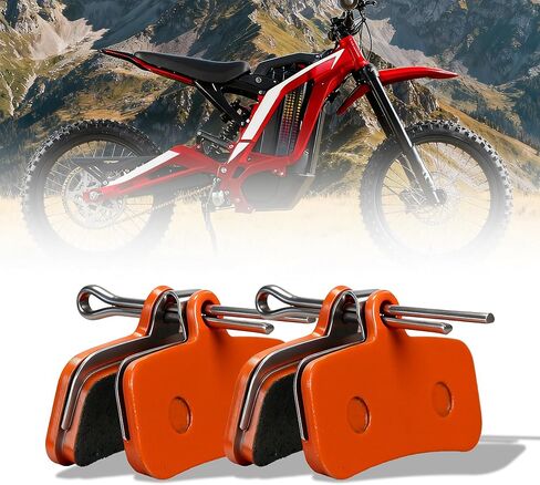 2Pcs Sintered Brake Pads for Surron Light Bee X/S, for Talaria Sting R MX3/MX4, for Segway X160/X260, Rear Front Disc Brake Pads, Ebike Accessories Replacement Parts for Super 73 RX Mojave in Saudi Arabia