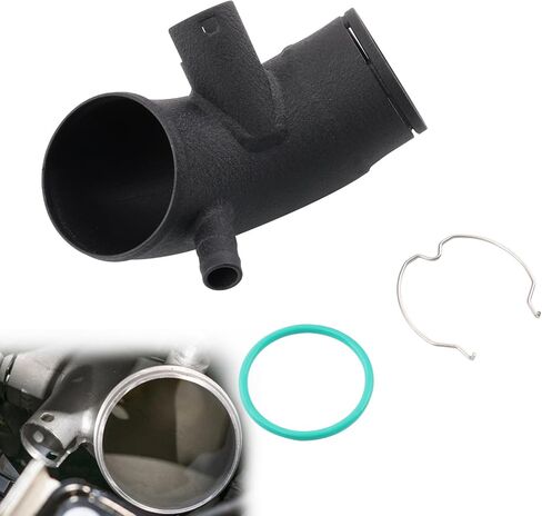 Aluminum Turbo Inlet Pipe Hose Compatible with BMW B58 Engine 540i 740i X3 M40i Black Turbo Inlet Hose with CNC Flange in Saudi Arabia