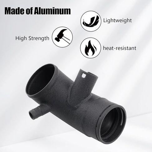 Aluminum Turbo Inlet Pipe Hose Compatible with BMW B58 Engine 540i 740i X3 M40i Black Turbo Inlet Hose with CNC Flange in Saudi Arabia