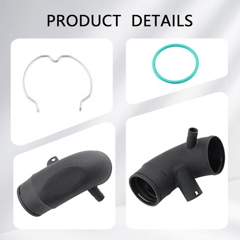 Aluminum Turbo Inlet Pipe Hose Compatible with BMW B58 Engine 540i 740i X3 M40i Black Turbo Inlet Hose with CNC Flange in Saudi Arabia