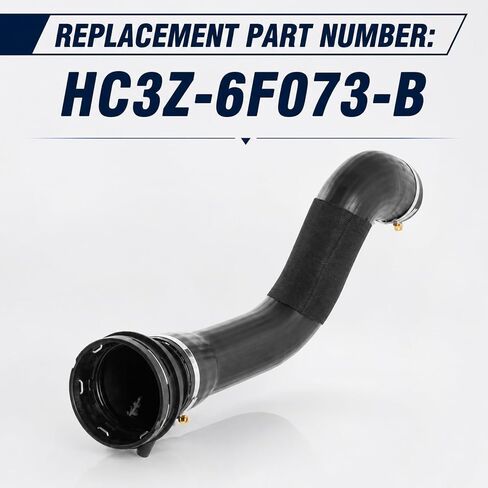 Turbo Intercooler Outlet Tube Hose Compatible With Ford F-250 F-350 Super Duty 6.7L for PowerStroke Engine 2017-2019 Replaces# HC3Z-6F073-B in Saudi Arabia