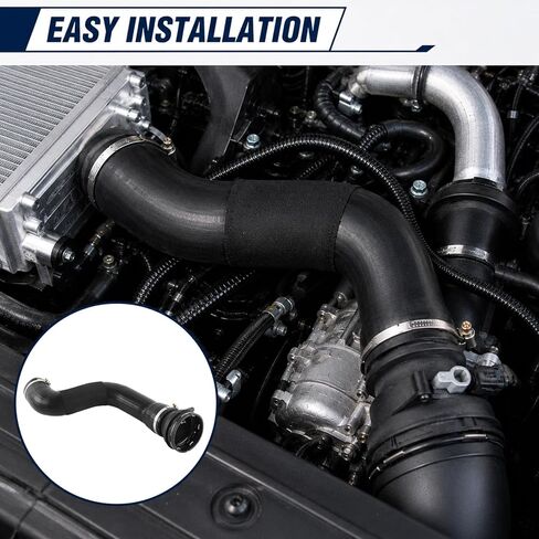 Turbo Intercooler Outlet Tube Hose Compatible With Ford F-250 F-350 Super Duty 6.7L for PowerStroke Engine 2017-2019 Replaces# HC3Z-6F073-B in Saudi Arabia