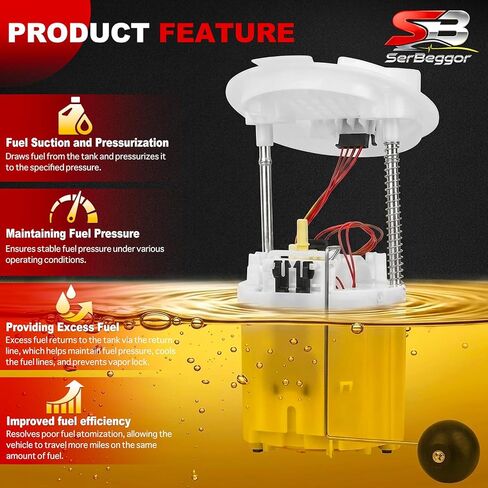 5136023 Electric Fuel Pump Module Assembly Compatible with 2005-2015 Chrysler 300 Dodge Challenger Charger Magnum 5136022 with Sending Unit,Left & Right, 2.7L 3.5L 3.6L 5.7L 6.1L 6.4L in Saudi Arabia