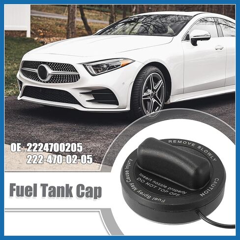 2224700205 Fuel Tank Cap Gas Cap Cover for Mercedes-Benz CLA250 CLA45 AMG E300 E43 GLA250 GLA45 S450 S550 S560 S63 S65 SL400 SL450 SL550 Item Replacement in Kuwait