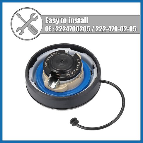 2224700205 Fuel Tank Cap Gas Cap Cover for Mercedes-Benz CLA250 CLA45 AMG E300 E43 GLA250 GLA45 S450 S550 S560 S63 S65 SL400 SL450 SL550 Item Replacement in Kuwait