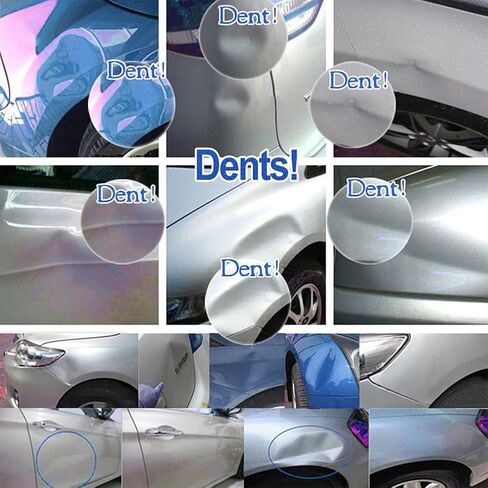 19pcs Dent Repair Puller Kit, Universal T Bar Dent Repair Paintless DentRepair Puller, DentRemoval Kit Include T Bar Dents Puller and 18 Auto Dents Pulling Tabs for Car in Saudi Arabia