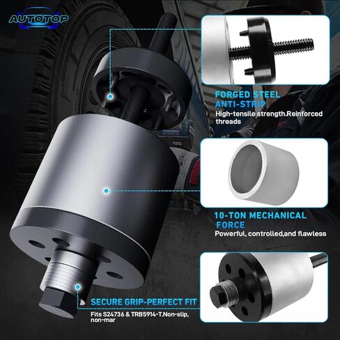 Bushing Installation Tool and Bushing Press Installer FIT Hendrickson Vantraax Narrow Bushing Kits, Replacement for S-24736 TRB5914-T, Heavy-Duty Alloy Steel in Kuwait