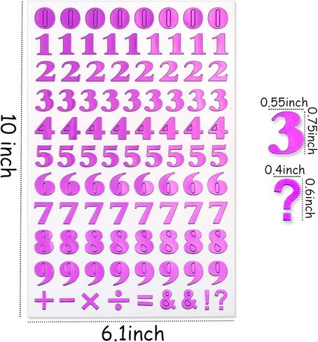 Augshy 18 Sheets Vintage Alphabet Stickers, Scrapbook Number Letters Sticker Water-Repellent Self Adhesive Punctuation Marks Decals for Scrapbooking Supplies Junk Journaling Laptop Notebook DIY Crafts in Saudi Arabia