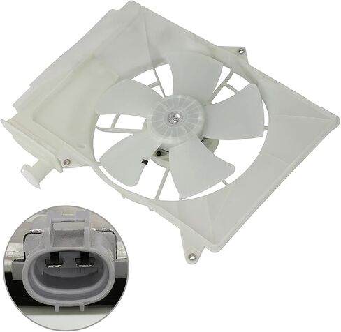 مجموعة مروحة تبريد الرادياتير CCIYU متوافقة مع 2004-2006 لـ Scion xA/xB/2000-2005 لسيارة Toyota Echo، استبدلها 674-59459,620-525,620790,TO3115119,1636121050,1636123050,163630D050,163630D110 in Kuwait
