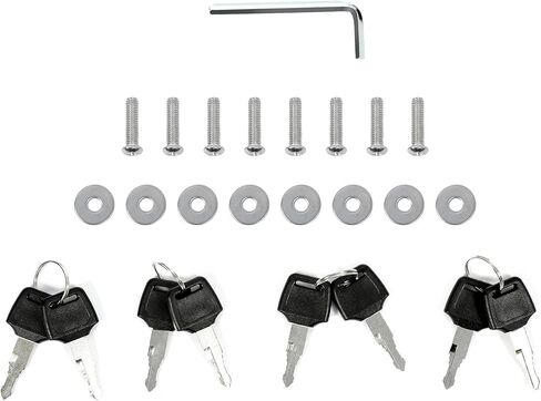 قضبان متقاطعة لحامل السقف من KUAFU متوافقة مع طراز 2015-2021 Volkswagen e-Golf/Golf/GTI 4 أبواب بديلة لـ 5G4-071-126 ألومنيوم + نايلون فضي وأسود in Kuwait