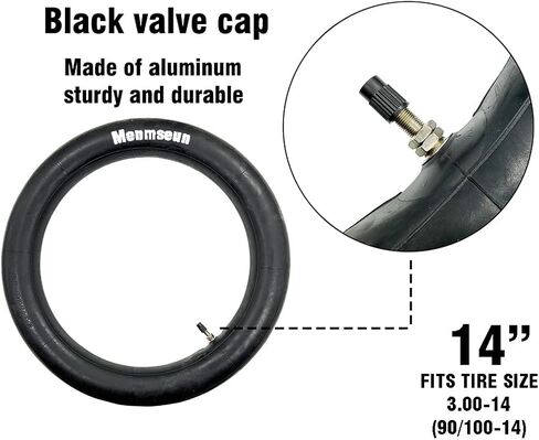 90/100-14 3.00-14 Rear Tire and Inner Tube for 125cc 140cc CR80R CR85R CRF80F CRF125F CRF150R XR80R YZ80 YZ85 TTR125 Apollo RFZ X18 TaoTao ATD125 Trail Dirt Bike Off Road Motocross Heavy Duty in Saudi Arabia