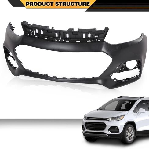 غطاء المصد العلوي الأمامي CNNELL متوافق مع Chevy Trax 2017 2018 2019 2020، 42537718 GM1014131، أسود معبأ in Kuwait