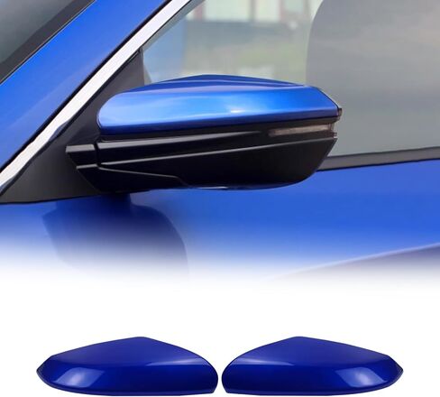 Kurtz Door Rearview Mirror Cover for Honda 10th Gen Civic 2016 2017 2018 2019 2020 2021 Ox Horn Mirror Cover Side Door Rearview Mirror Cap Trim Sport Accessories ABS Carbon Fiber 2PCS in Saudi Arabia