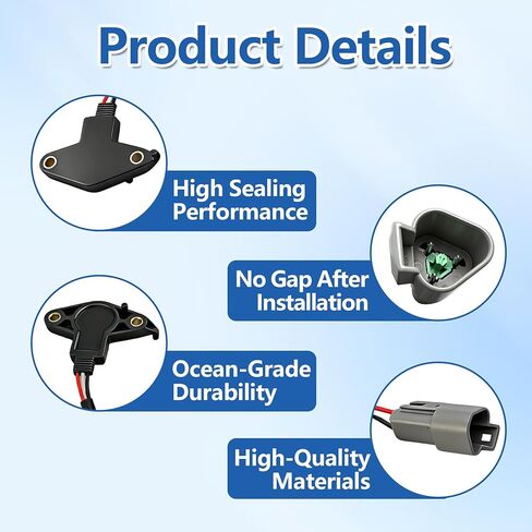 Trim Sensor Assembly Compatible with Mercury Outboard 150HP Replace 8M0083466 8M0076463 in Saudi Arabia