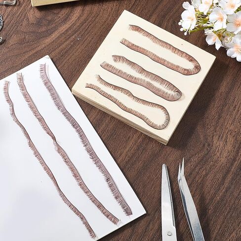 CRASPIRE 15Pcs 3 Styles Doll Eyelashes Strips BJD False Eyelashes Accessories Making Supplies 6mm 8mm 10mm Black Fake Lashes for DIY Craft Making Cartoon Character Make Up in Saudi Arabia