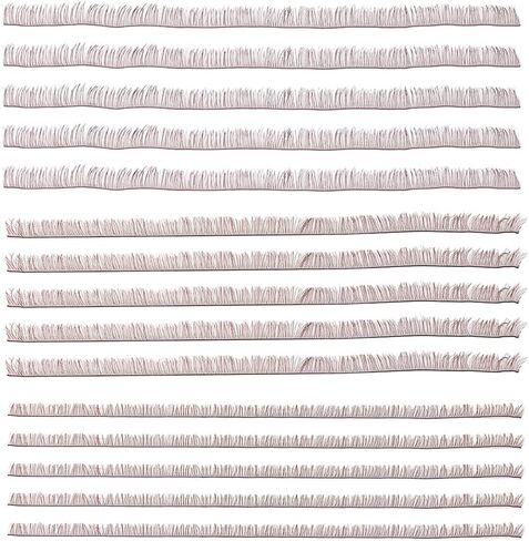 CRASPIRE 15Pcs 3 Styles Doll Eyelashes Strips BJD False Eyelashes Accessories Making Supplies 6mm 8mm 10mm Black Fake Lashes for DIY Craft Making Cartoon Character Make Up in Saudi Arabia