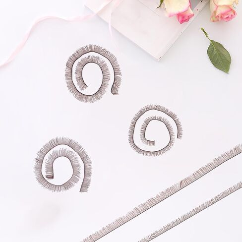 CRASPIRE 15Pcs 3 Styles Doll Eyelashes Strips BJD False Eyelashes Accessories Making Supplies 6mm 8mm 10mm Black Fake Lashes for DIY Craft Making Cartoon Character Make Up in Saudi Arabia