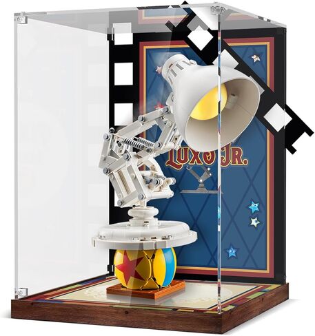 Acrylic Display Case Compatible with Lego 21357 Pixar Luxo Jr. Lamp - No Model Only Case , Dust-Proof Protective Showcase Box for Lego Pixar Lamp Ideas for Adults Fans in Saudi Arabia
