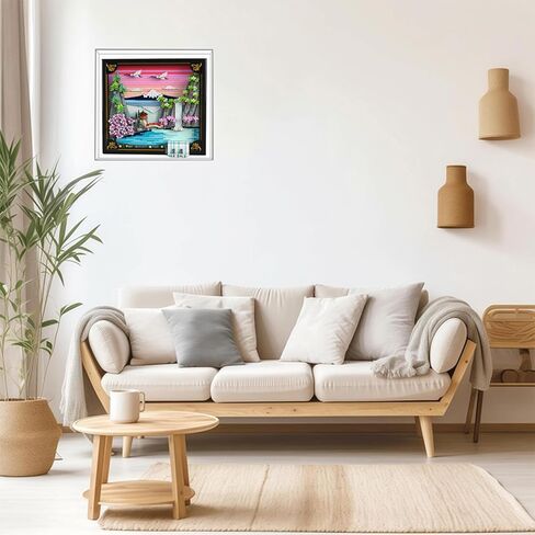 Acrylic Display Case for Lego 31218 Japanese Cherry Blossom Landscape 10340 Wreath Can Be Installed on the Wall Photo Frame 15.75Lx4.33Wx15.75H inch(40x11x40 cm)(NOT Included The Model) in Saudi Arabia