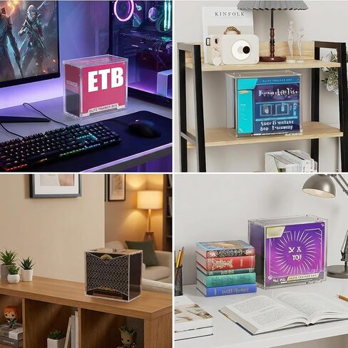 حافظة حماية من الأكريليك ATFLIS ETB، حافظة أكريليك فاخرة، متوافقة مع صندوق تدريب Pokemon Elite، صندوق عرض مقاوم للغبار ومقاوم للماء، بسمك 5 مم in Kuwait