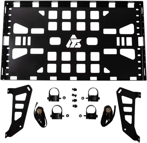 رف شحن تاسك عادي مطلي بمسحوق أسود متوافق مع Polaris RZR Pro XP/Pro XP 4 2020-2025 in Kuwait