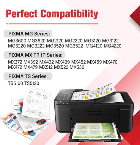 240XL 241XL Combo Pack MG3620 MG3600 Remanufactured Replacement for Canon 240 and 241 Ink Cartridges for PIXMA TS5120 MX472 MG3520 MG3220 MG2120 MG3120 MG3520 Printer PG-240 CL-241 （Black Tri-Color in Kuwait