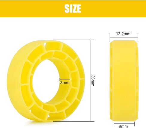 INJORA Silicone Rubber Tire Inserts for 0.7" 39-41mm SCX30 Tires (TI07-40-14) in Kuwait