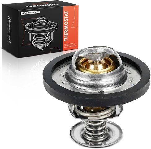 منظم حرارة سائل تبريد المحرك A-Premium متوافق مع Ford F-150 وF-150 Heritage وF-250 وF-250 Super Duty وF-350 Super Duty وF-750 وF-650 وBlue Bird وChevrolet وLincoln وMercury وPeugeot & Pontiac in Kuwait