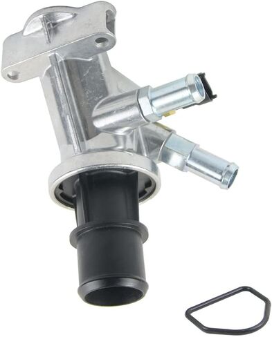 68028074AA Engine Coolant Thermostat Housing Assembly Compatible with Jeep Cherokee (KK) 2.8CRD Turbo Diesel 2008-2009, Liberty (KK) 2008-2009, Dodge Nitro 2.8CRD Turbo Diesel 2007-2009 in Saudi Arabia