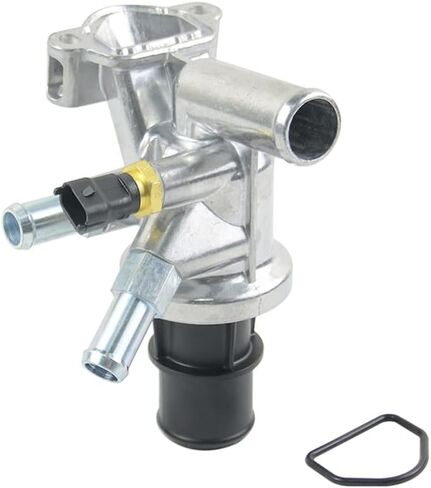 68028074AA Engine Coolant Thermostat Housing Assembly Compatible with Jeep Cherokee (KK) 2.8CRD Turbo Diesel 2008-2009, Liberty (KK) 2008-2009, Dodge Nitro 2.8CRD Turbo Diesel 2007-2009 in Saudi Arabia