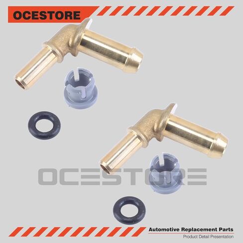 OCESTORE LR049990 ترموستات منفذ المياه أنبوب موصل ترقية معدنية تناسب رينج روفر سبورت Discovery4 C2Z28258 L494 L405 (2 قطعة) in Saudi Arabia